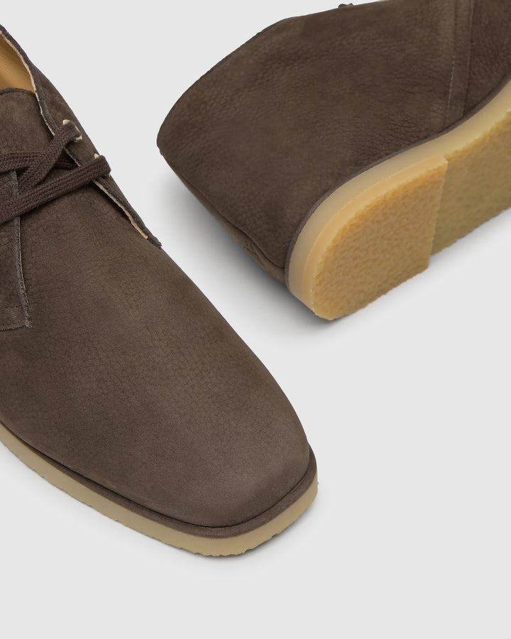 Castañer CASTAÑER | Plana Cerrada Nobuck MARRON OSC. BIEL/166 – Castañer