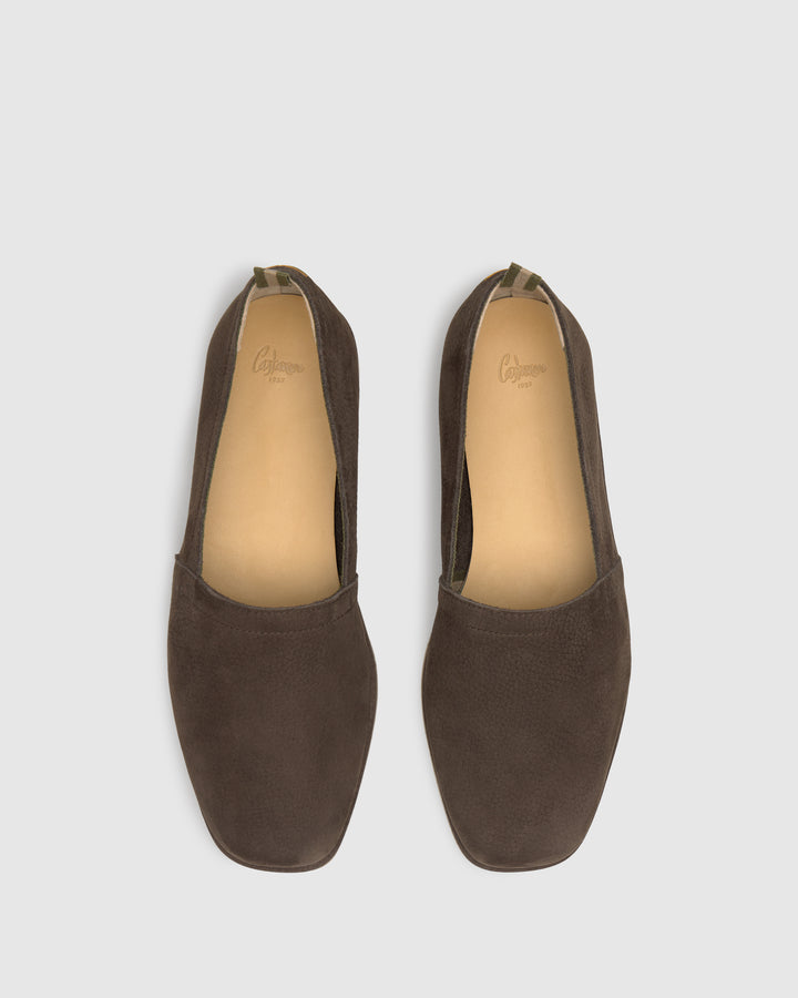 Castañer CASTAÑER | Plana Cerrada Nobuck MARRON OSC. PAU/166 – Castañer