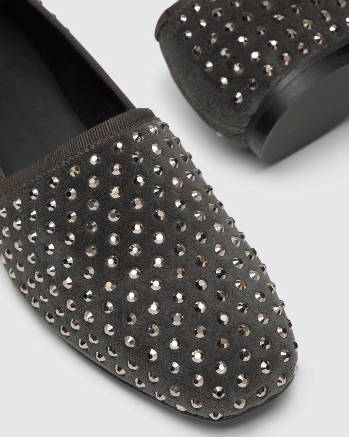 Castañer CASTAÑER | Plana Cerrada Terciopelo PLOMO GASI/243 – Castañer