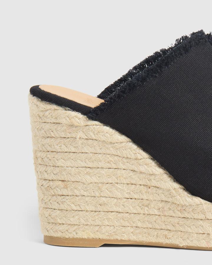 Castañer CASTAÑER | Sandalias Fátima En Algodón Orgánico Y Altura De 11cm. – Castañer