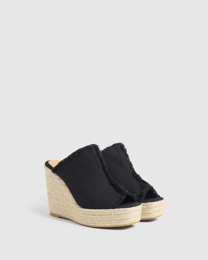 Castañer CASTAÑER | Sandalias Fátima en algodón orgánico y altura de 11cm. – Castañer