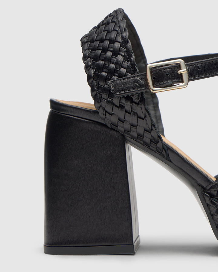 Castañer CASTAÑER | Tacón Abierta Napa NEGRO VALERIE/255 – Castañer