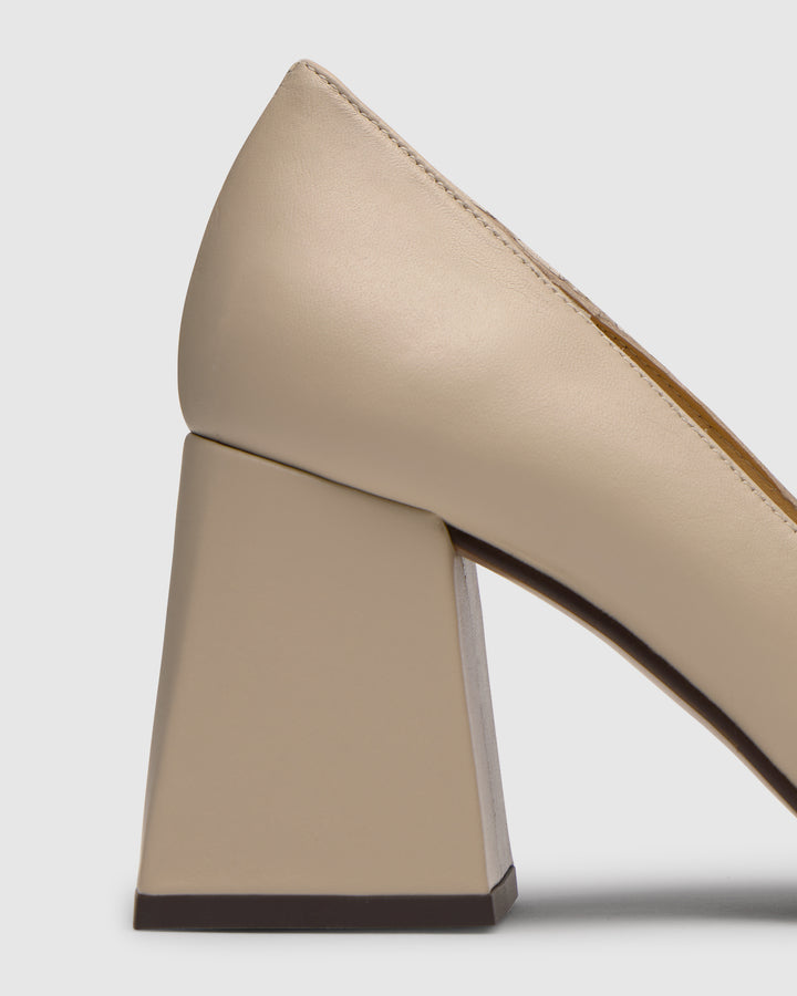 Castañer CASTAÑER | Tacón Cerrada Napa CRUDO MATILDA/254 – Castañer