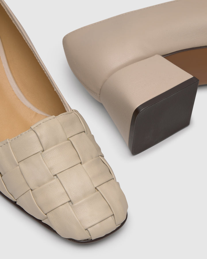 Castañer CASTAÑER | Tacón Cerrada Napa CRUDO NEIRA/254 – Castañer