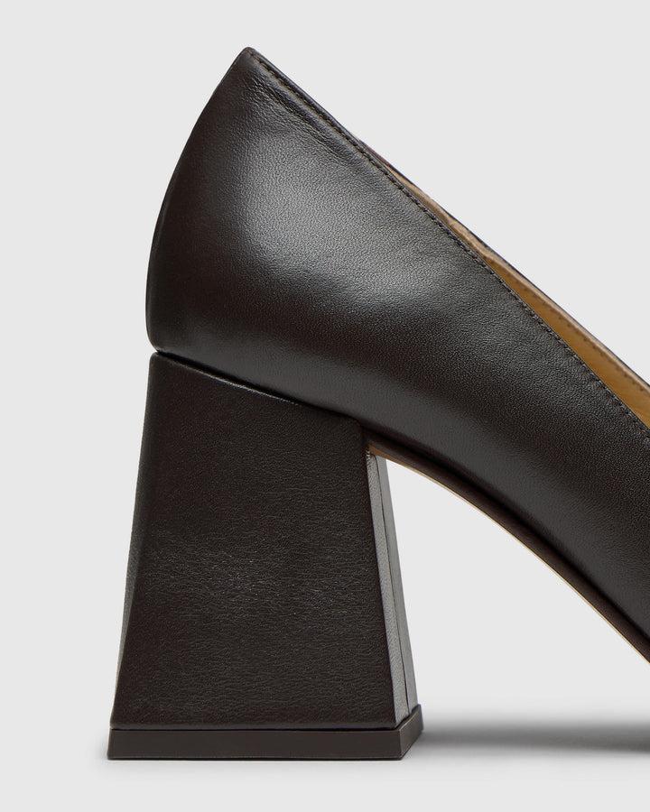 Castañer CASTAÑER | Tacón Cerrada Napa MARRON CHOC. MATILDA/254 – Castañer