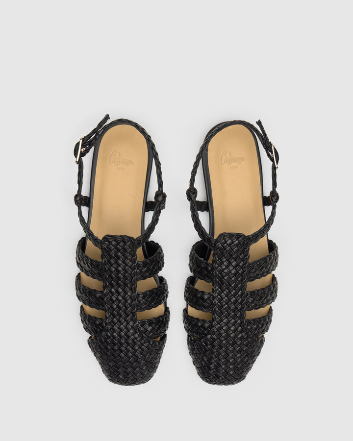 Castañer CASTAÑER | Tacón Cerrada Napa NEGRO GUILLERMINA/255 – Castañer