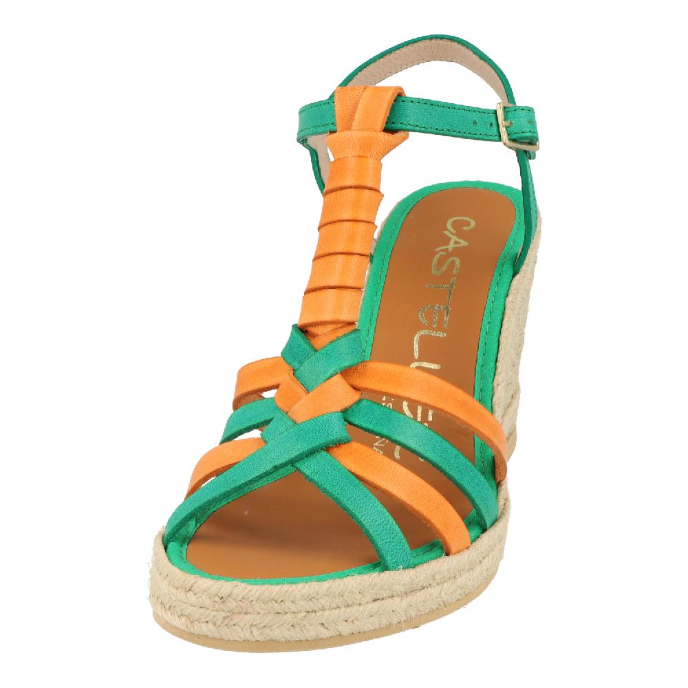 Casteller 883 / Piel Menta Melocotón – Calzados Casteller