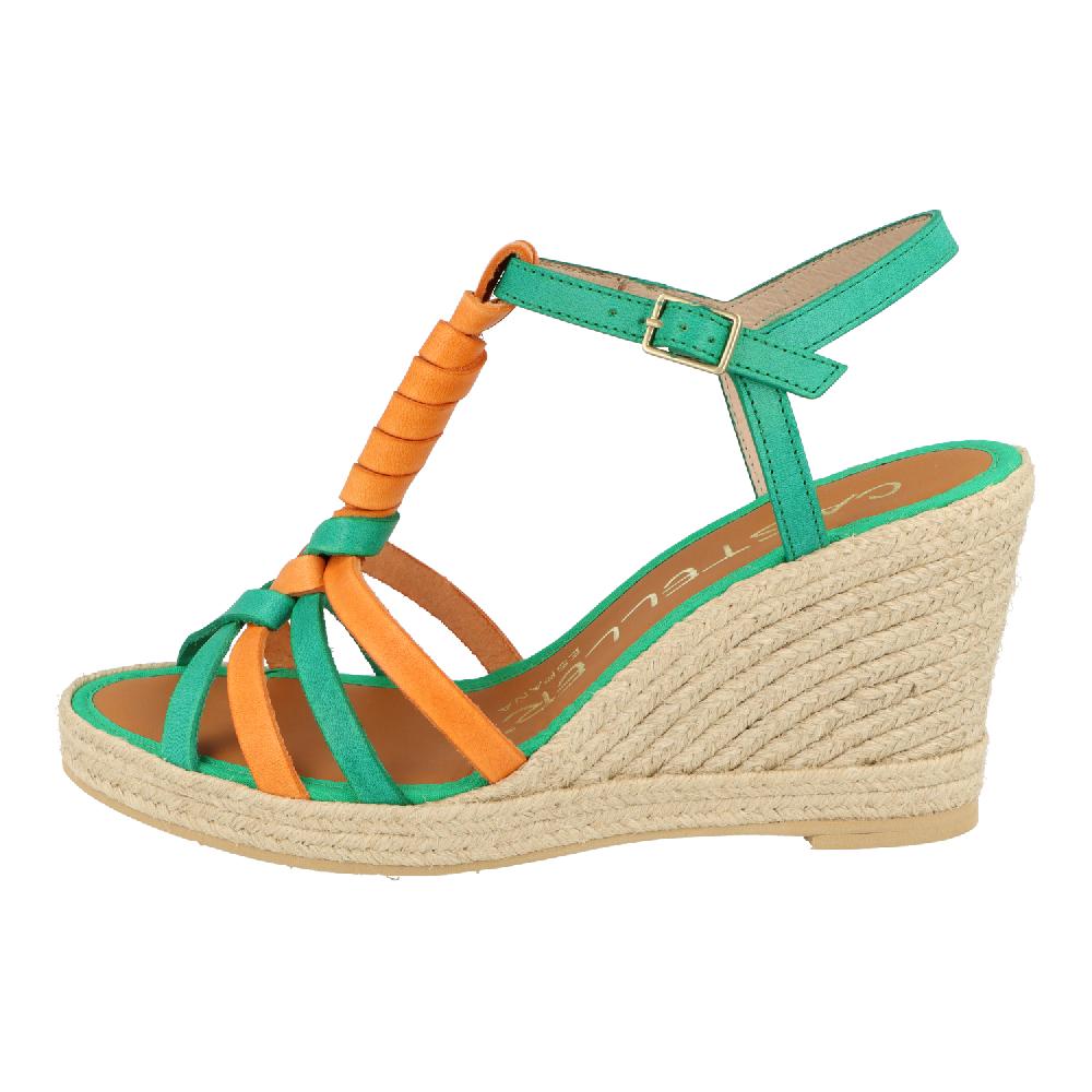 Casteller 883 / Piel Menta Melocotón – Calzados Casteller