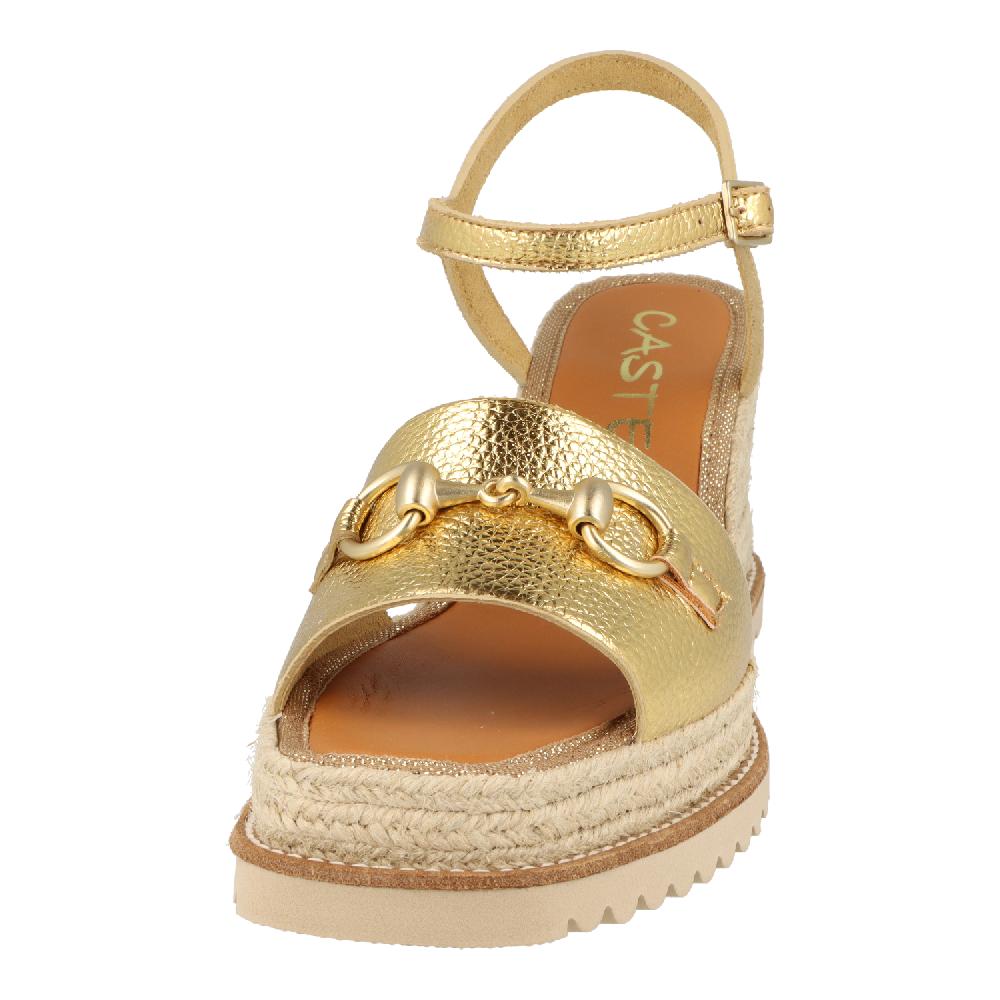 Casteller 891 / Piel Metalizada Oro – Calzados Casteller