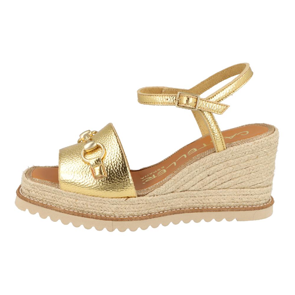 Casteller 891 / Piel Metalizada Oro – Calzados Casteller