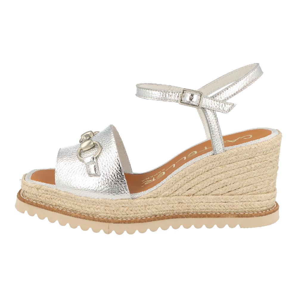 Casteller 891 / Piel Metalizada Plata – Calzados Casteller