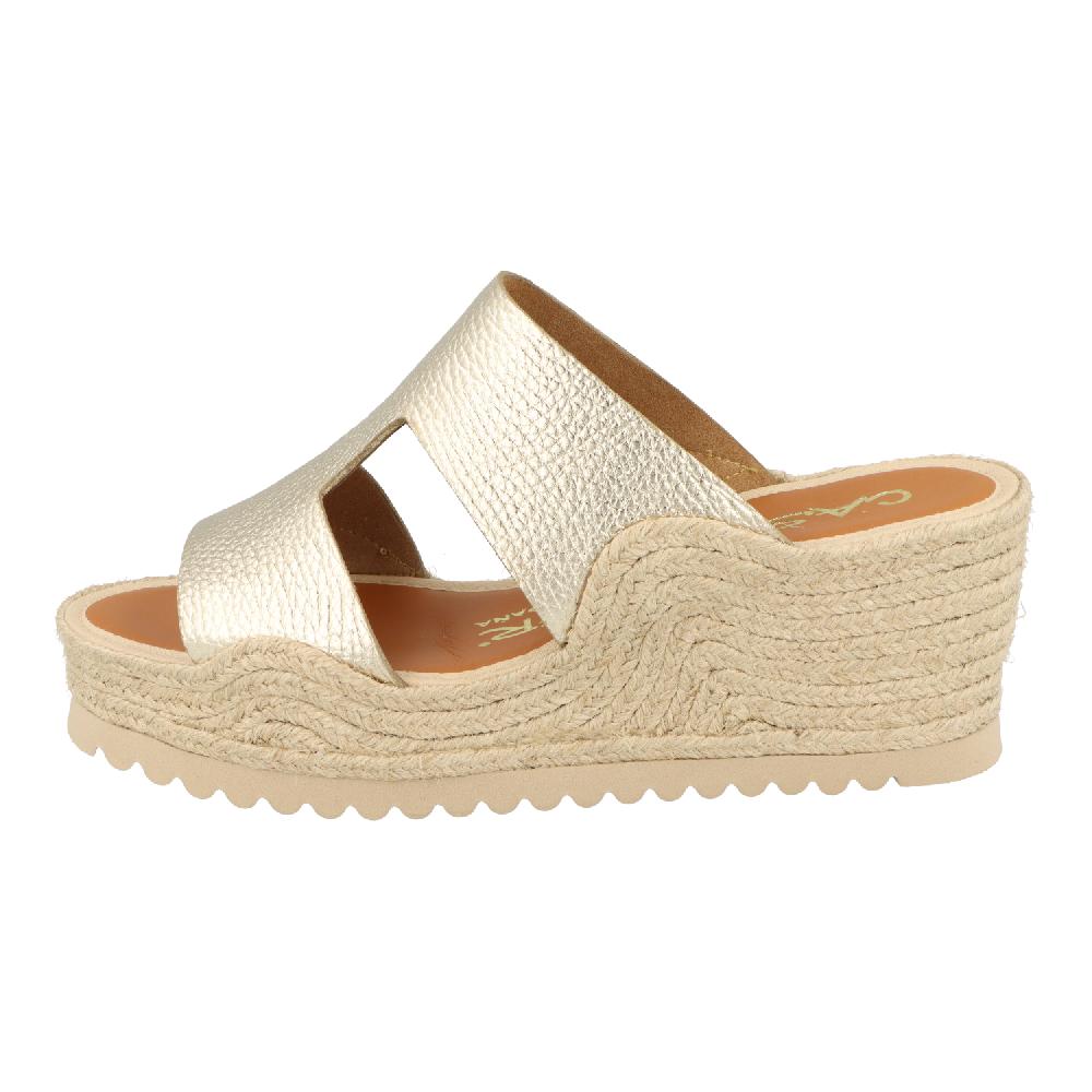 Casteller 897 / Piel Metalizada Platino – Calzados Casteller