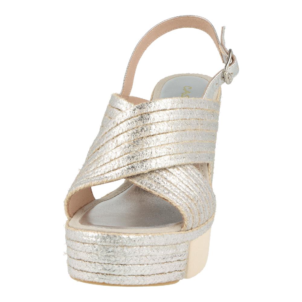 Casteller 909 / Yute Metalizado Plata – Calzados Casteller