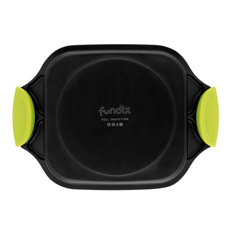 Castey Asador Bandeja Castey Fundix Antiadherente De Aluminio Fundido Con Asas Desmontables De Silicona Kiwi