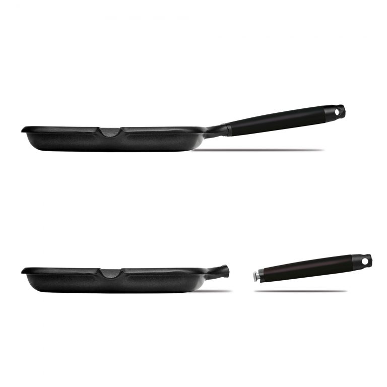 Castey Asador Castey Classic Antiadherente De Aluminio Fundido Con Mango Desmontable – Vitro Gas