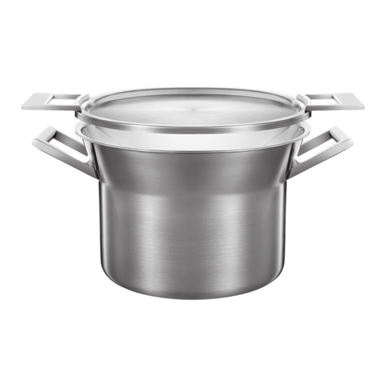 Castey Cacerola Alta Castey Artic de Acero Inoxidable Tricapa con Tapadera Reversible