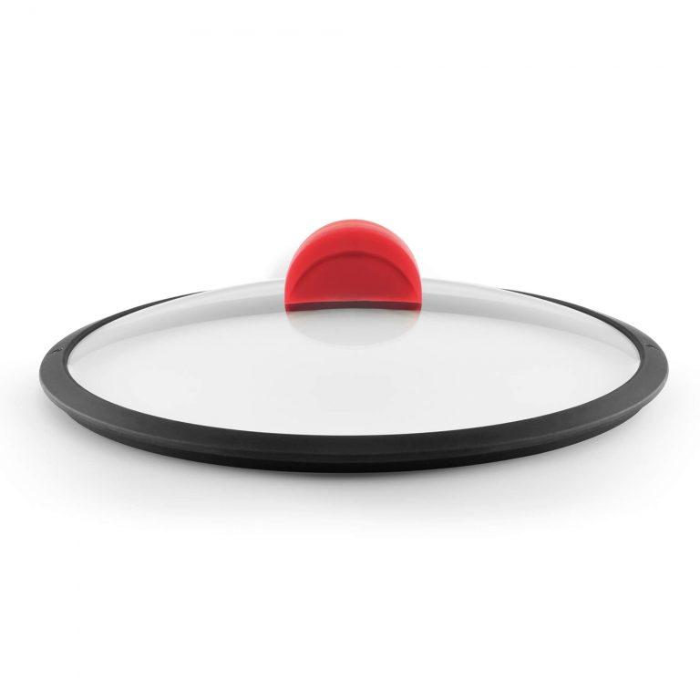 Castey Cacerola Alta Castey Induction Antiadherente De Aluminio Fundido Con Tapadera Y Asas Integradas De Silicona