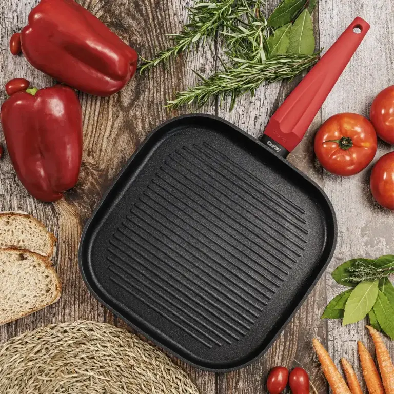 Castey Asador Grill Red 100% Aluminio Reciclado