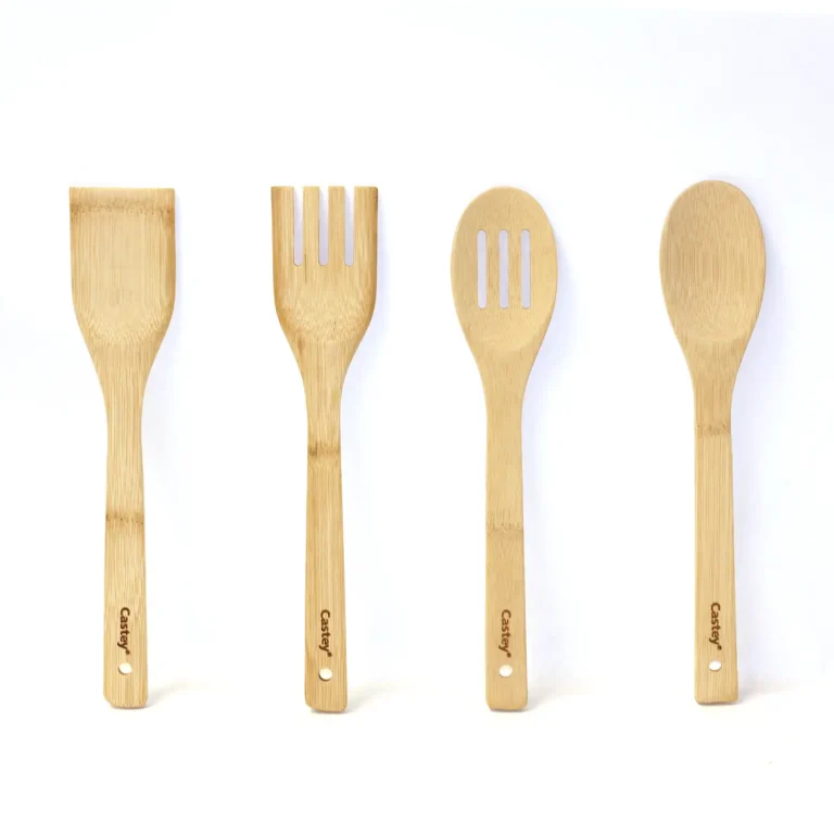 Castey Set De 4 Utensilios De Bambú