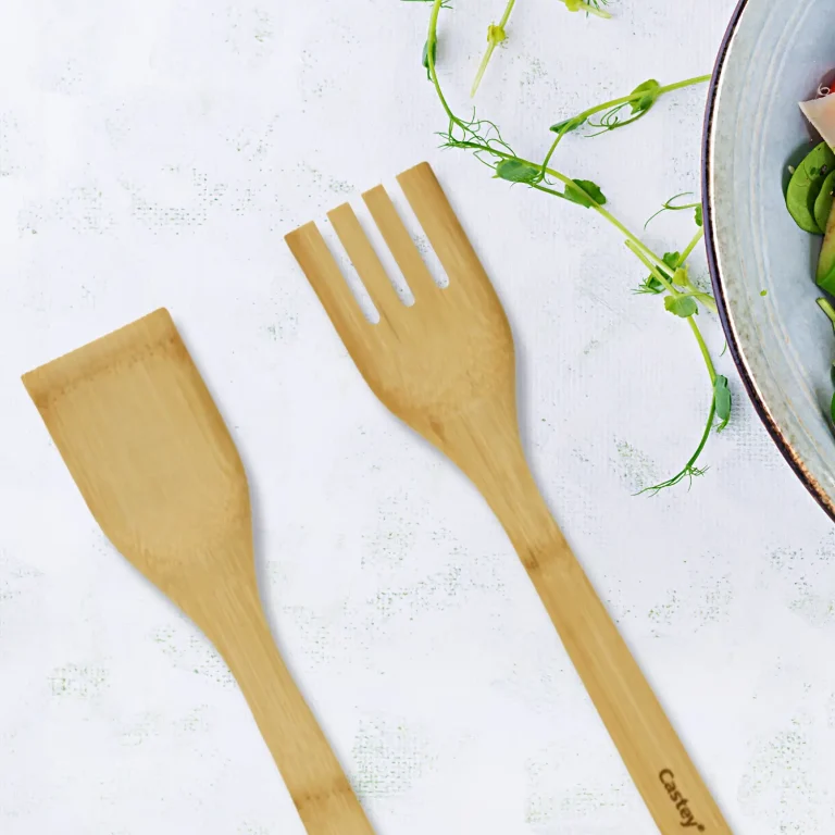 Castey Set De 4 Utensilios De Bambú