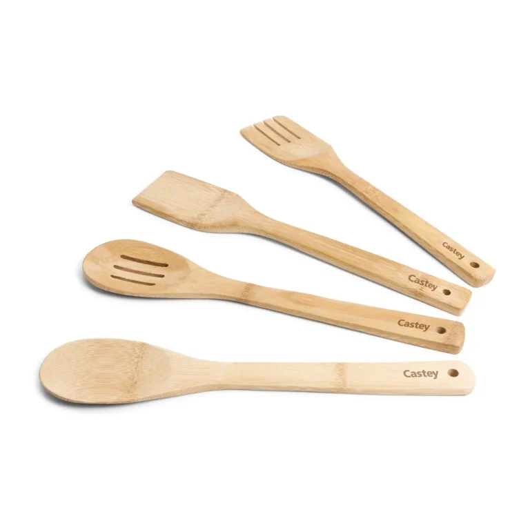 Castey Set de 4 utensilios de bambú