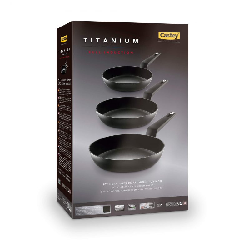 Castey Set Sartenes Castey Titanium Full Induction