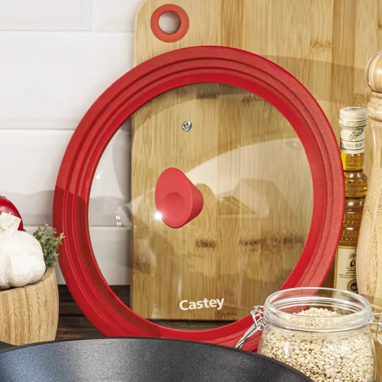 Castey Tapa De Silicona Y Cristal Red