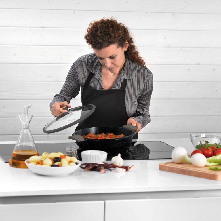 Castey Cazo Castey Vulcano Con Mango Desmontable Base Full Induction