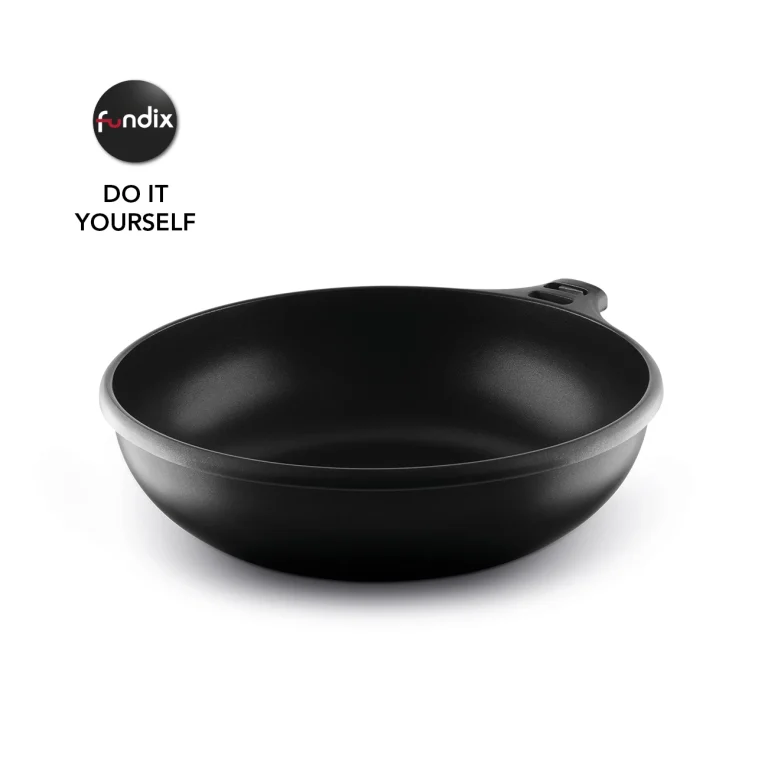 Castey Cuerpo Wok Castey Fundix de Aluminio Fundido para Mango Desmontable