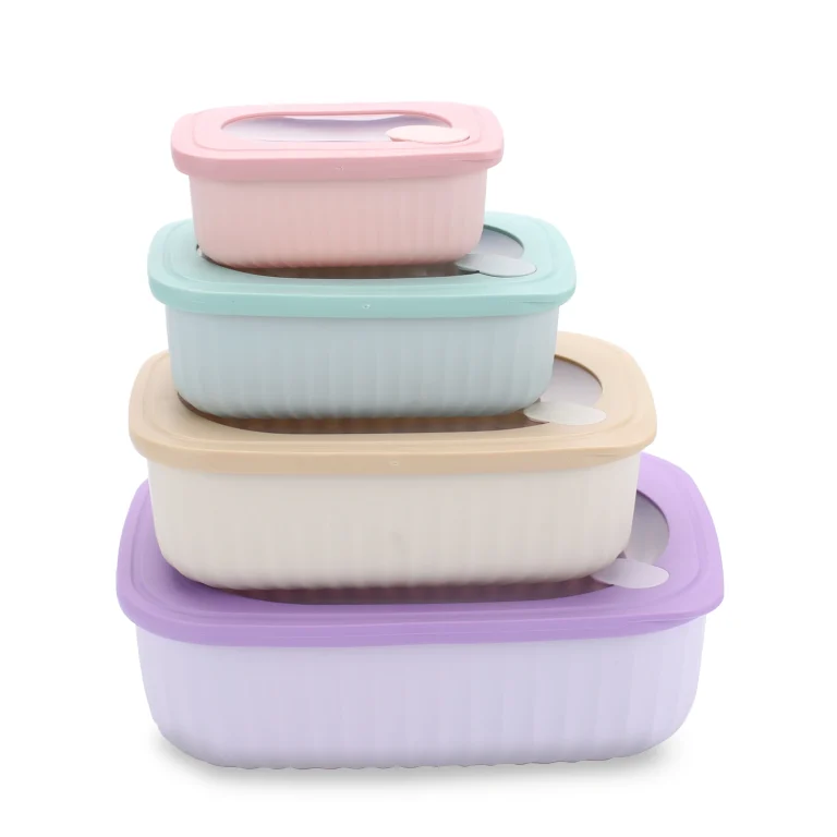 Castey Envase rectangular con Tapa Hermética para Comida