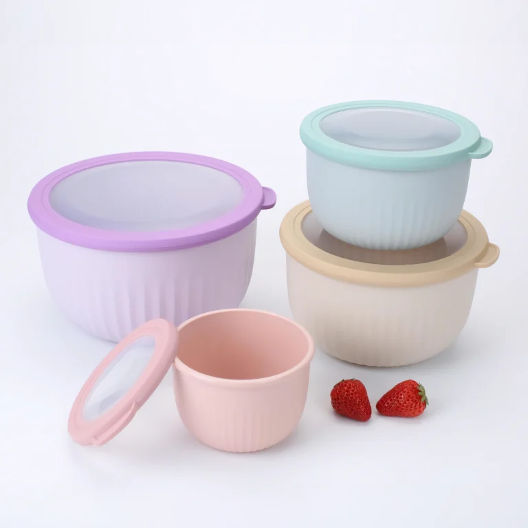 Castey Envase Redondo Alto Con Tapa Hermética Para Comida