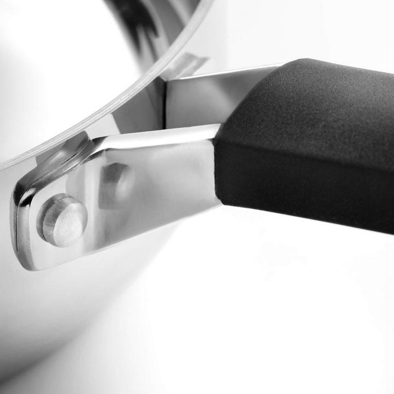 Castey Sartén Castey Baltic De Acero Inoxidable Tricapa Con Mango De Silicona