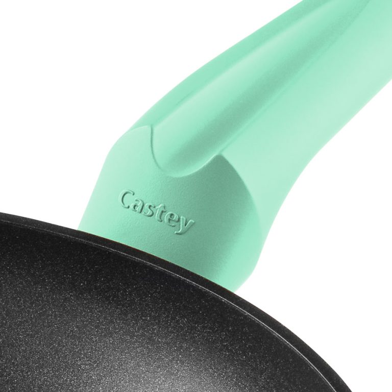 Castey Wok Castey Aquamarine De Aluminio Forjado Con Antiadherente Libre PFOA