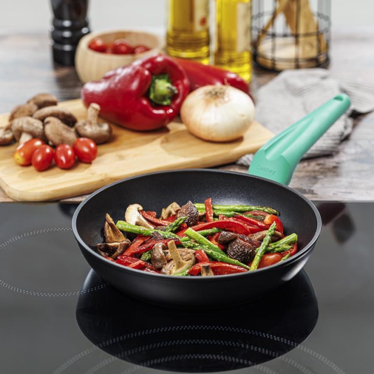 Castey Wok Castey Aquamarine De Aluminio Forjado Con Antiadherente Libre PFOA