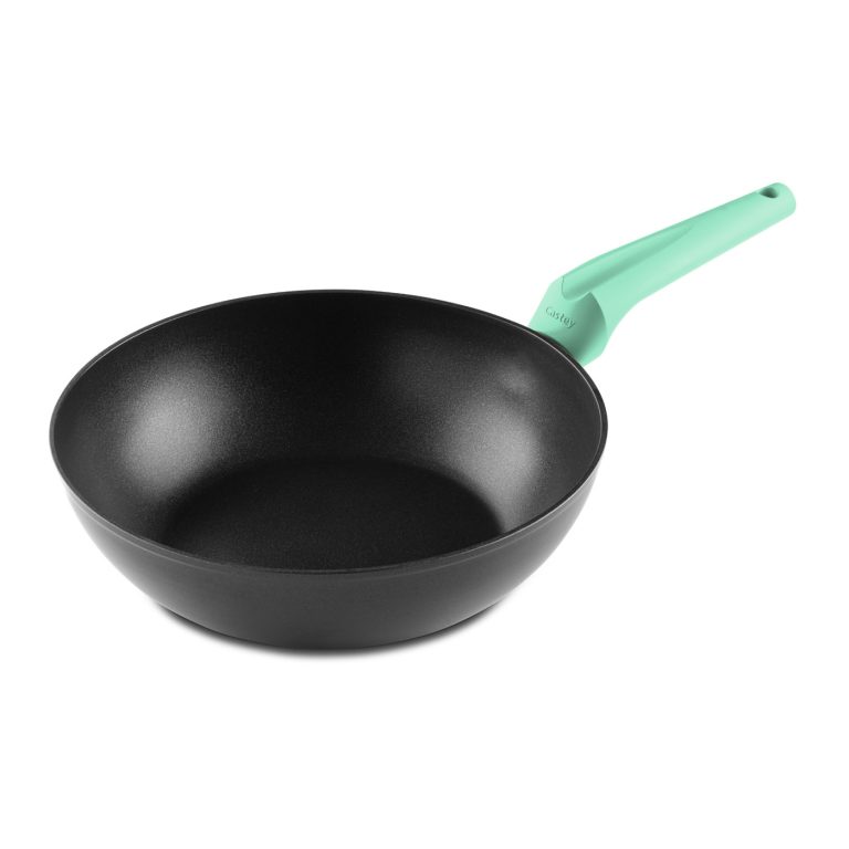 Castey Wok Castey Aquamarine de Aluminio Forjado con Antiadherente libre PFOA