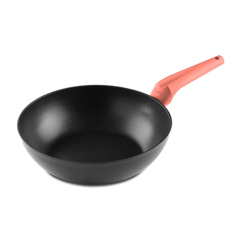 Castey Wok Castey Coral de Aluminio Forjado con Antiadherente libre PFOA