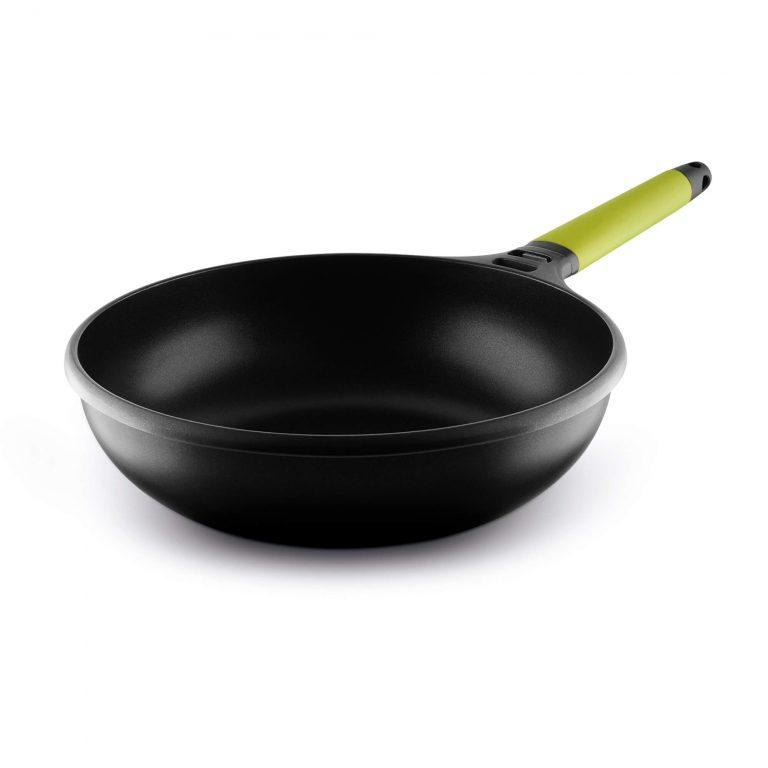 Castey Wok Castey Fundix Antiadherente de Aluminio Fundido con Mango Desmontable