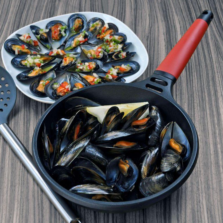 Castey Wok Castey Induction Antiadherente De Aluminio Fundido Con Mango Desmontable