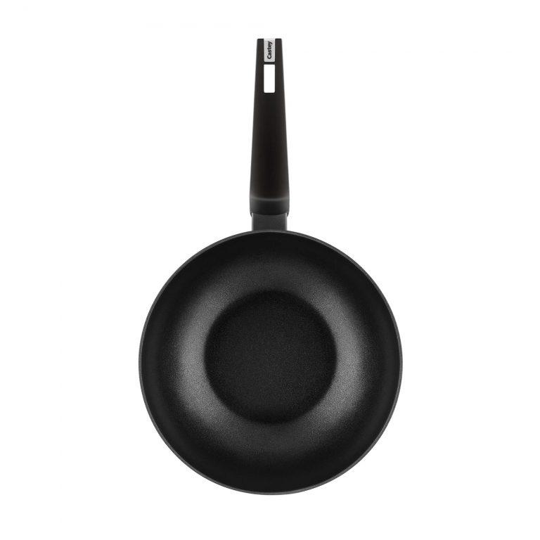 Castey Wok Castey Titanium De Aluminio Forjado Con Antiadherente Con Partículas De Titanio