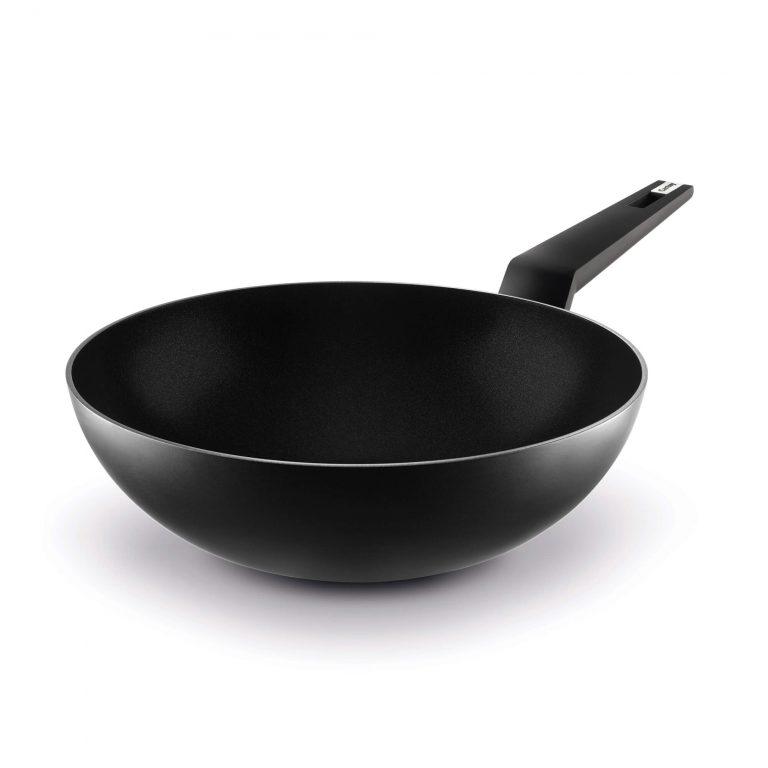 Castey Wok Castey Titanium de Aluminio Forjado con Antiadherente con Partículas de Titanio