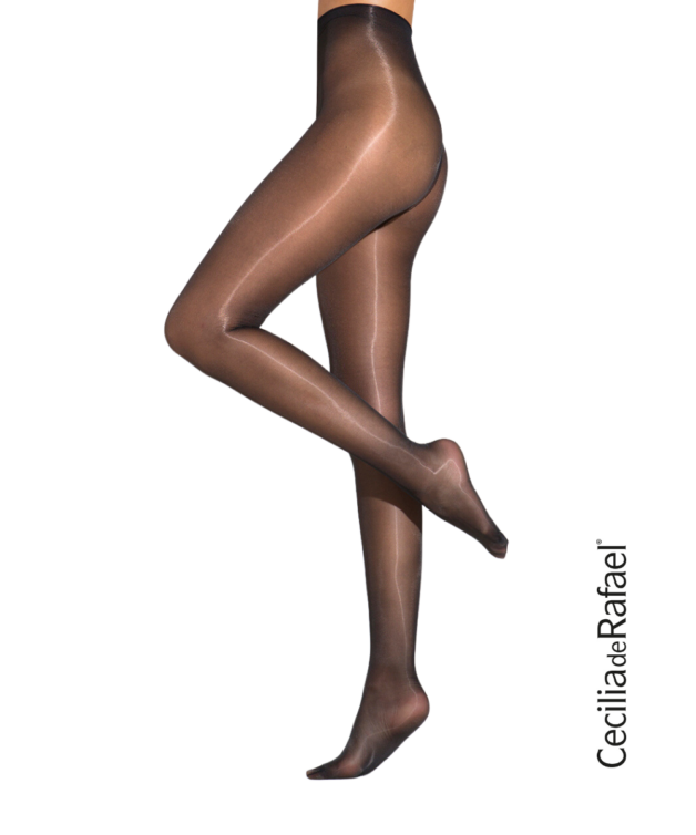 Cecilia de rafael Eterno Super Lucido 10 Den – Panty super brillante transparente