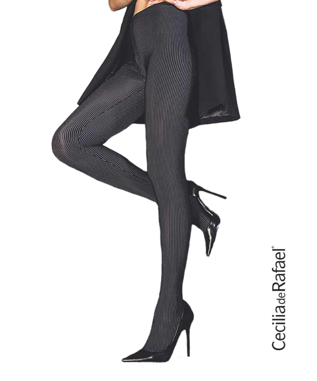 Cecilia de rafael Gatsby – Panty opaco con líneas diplomáticas