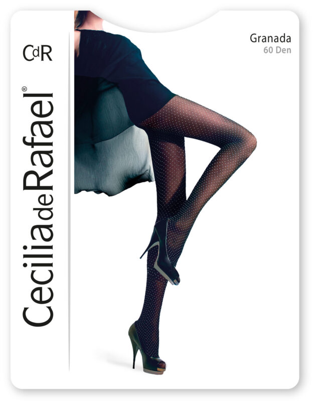 Cecilia De Rafael Granada 60 Den – Panty Semi Opaco A Topos