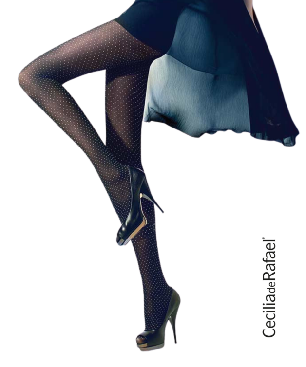 Cecilia de rafael Granada 60 Den – Panty semi opaco a topos