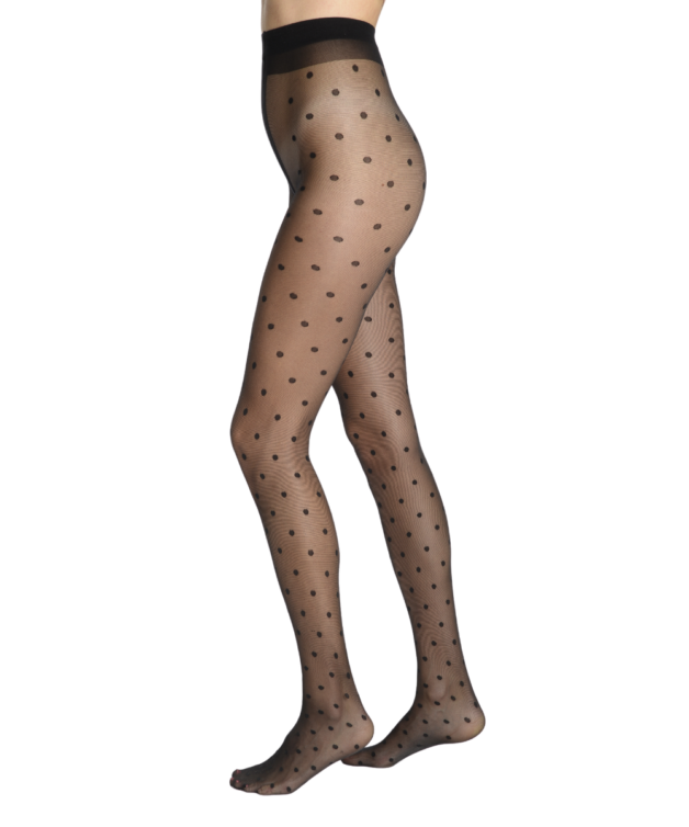 Cecilia De Rafael Lyli 20 Den – Panty Transparente Con Topos