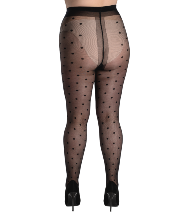 Cecilia De Rafael Lyli 20 Den – Panty Transparente Con Topos