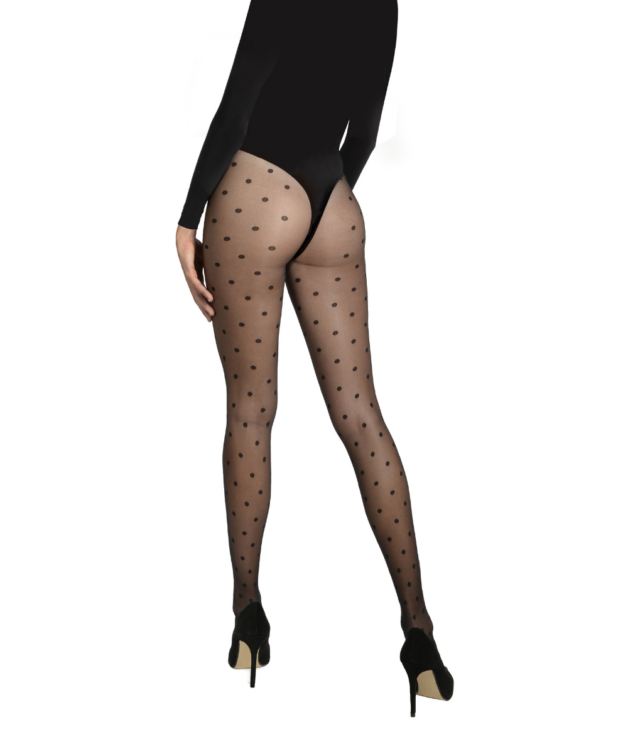 Cecilia De Rafael Lyli 20 Den – Panty Transparente Con Topos