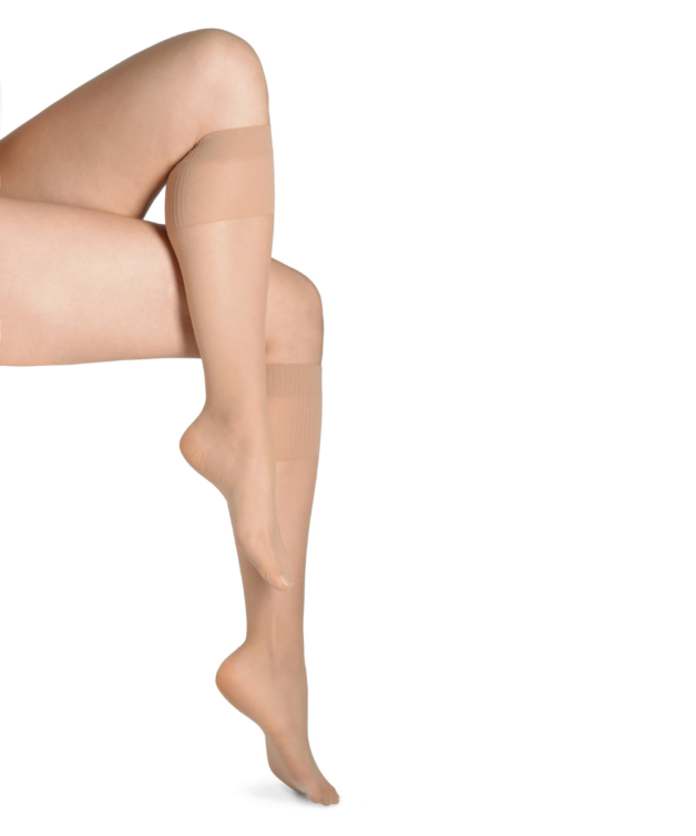 Cecilia De Rafael New Caly 15 – 15 Den – Calcetines Transparentes Antipresión – Sobre De 2 Pares