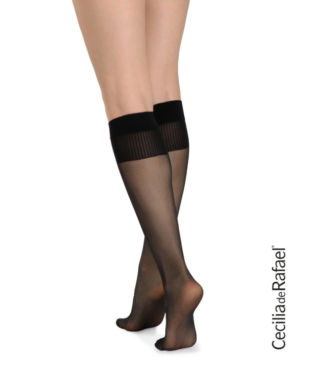 Cecilia de rafael New Caly 25 Mate – 25 Den – Calcetines antipresión – Sobre de 2 pares