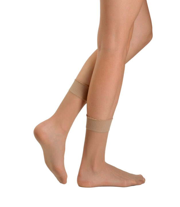 Cecilia De Rafael New Socquettes 20 Den – Calcetines Tobilleros Transparentes – Sobre De 2 Pares